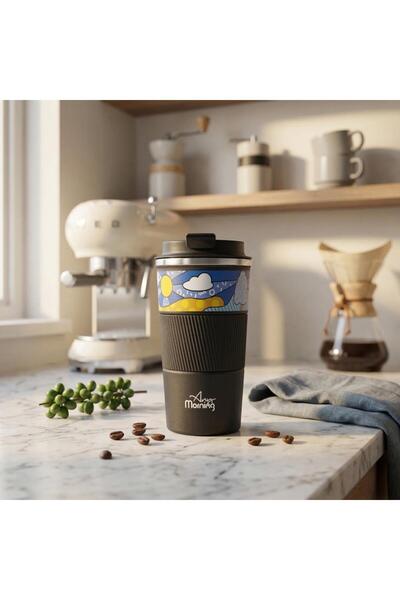 Any Morning Thermosbecher, Edelstahl Kaffeebecher, 500 ml
