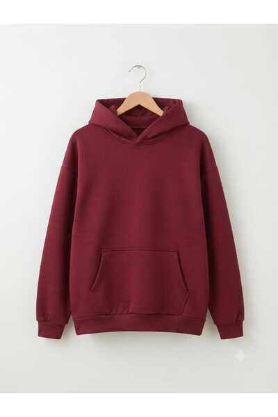 Hilal Akıncı Kids Women's and Men's 2-Thread Woven Fabric Oversize Sweatshirt