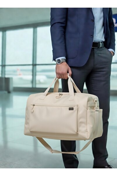 KY Dp Casual a Quality Cream Women's Men's Multi-Compartment Water Repellent ...