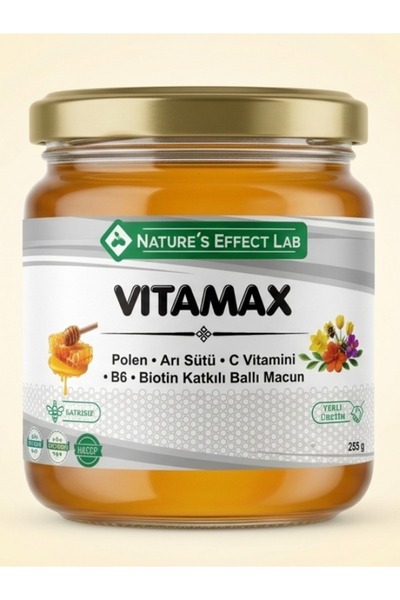 Natures Effect Lab Vitamax Polen Arı Sütü C vitamini b6 ve Biotin Katkılı Bal...