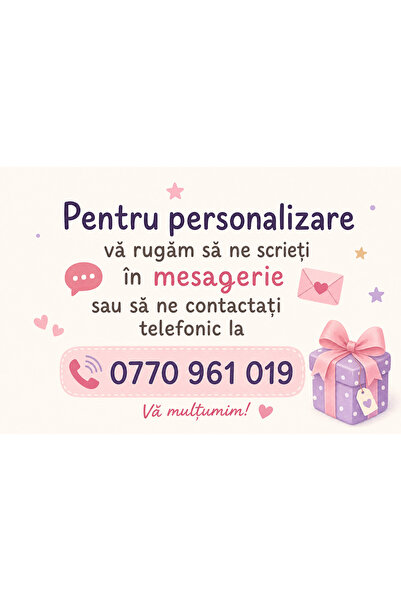 OEM Set de toppere decorative - Tematică Construcții, toppere  "La Mulți Ani " lucrate manual