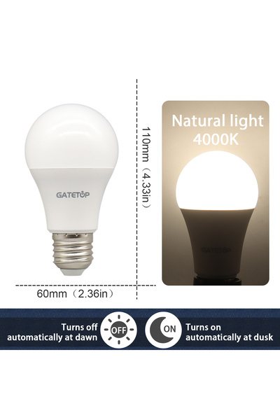 Choice AC100-240V 10W E27 4000K 1pcs Led Bulb Light Sensor Control Bulb AC 22...