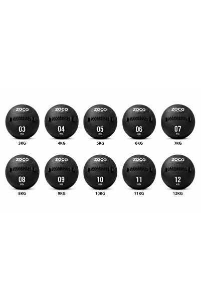 ZOCO BODY FIT Minge medicinală ®, FZ017, minge de perete, 11 kg, neagră