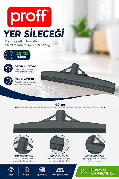 Proff Gri Yer Sileceği Çekpas 40 Cm