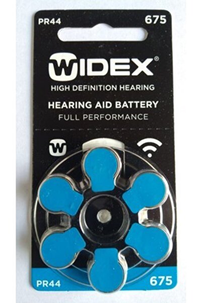 WİDEX Isitme Cihazi Pili - 1 Paket 675 Numara Pil - Kulak Cihazi Pili - Isitme Cihazi Pili 675