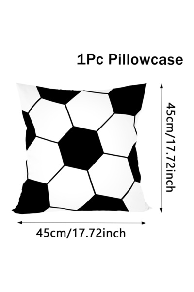 Choice 45x45cm 1PC 1pc Soccer Football Throw Pillow Case Pillow Cover for Hom...
