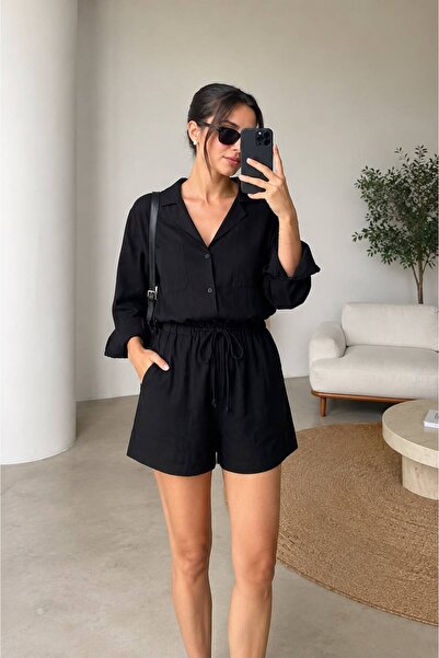 LADY SHOPPING SET CĂMAȘĂ ȘI PANTALONI SCURȚI AZELIA ZR