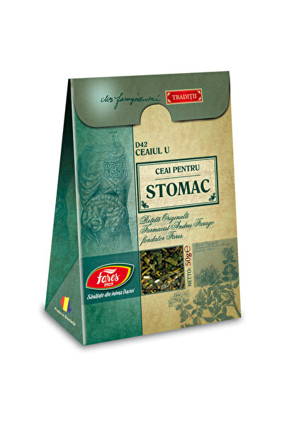 Fares Ceai Stomac U-Tea Fares, 50g – Rețeta originală Andrei Farago, susține ...