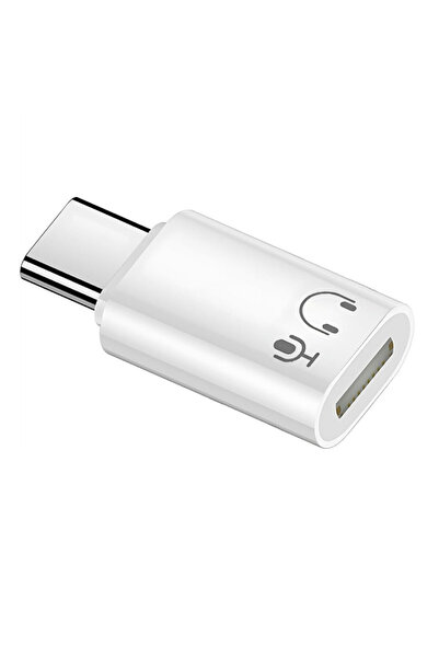 Choice WHITE Lightning Female To Type C Audio Headphones Adapter for IPhone 1...