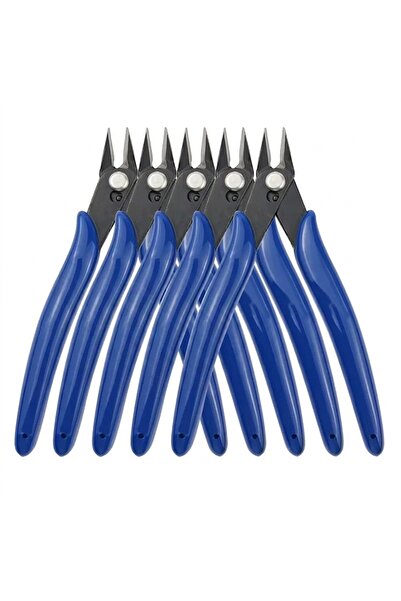 Choice1 5PCS Carbon Steel Diagonal Pliers Wire Cutter Precision Side Nippers ...