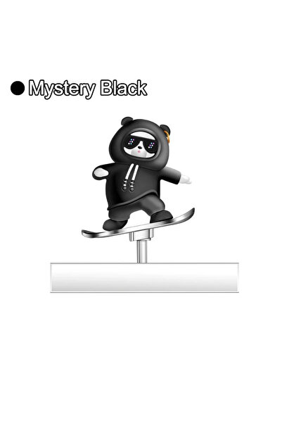 choice2 black Car Automatic Sliding Skateboard Bear Alloy Cute Cartoon Scoote...