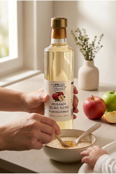 BE FERMENT Organic Apple Juice Concentrate |   Organic Apple Extract |   Sugar-Free Sweetener & Energy - 675 Gr