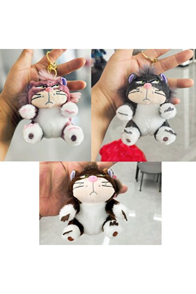 Choice4 3pcs 12cm 4 Colors Lovely Lucifer Plush keychain Doll Kawaii Bag Pend...