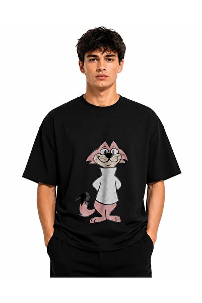 Inscriptie Tricou Unisex Bumbac Premium Casual " Choo Choo top cat "