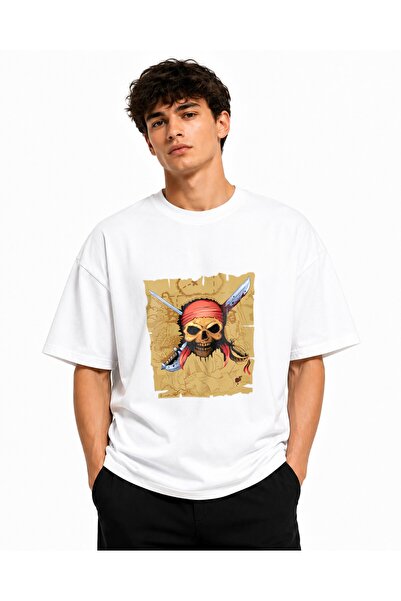 Inscriptie Tricou Unisex Bumbac Premium Casual " Flags jolly rogers pirates "