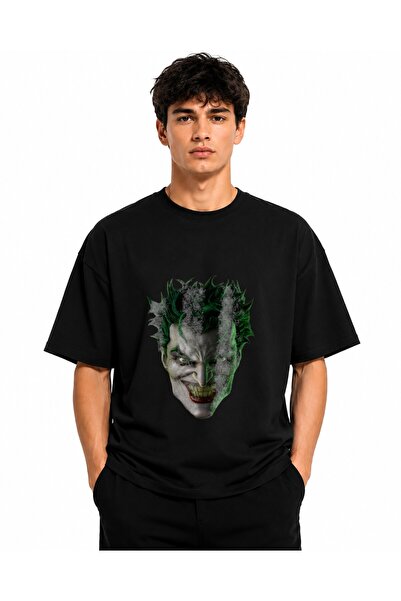 Inscriptie Tricou Unisex Bumbac Premium Casual " Universe online joker "