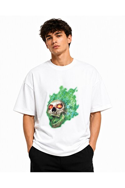 Inscriptie Unisex Premium Cotton Casual T-Shirt "Dungeons and dragons flamesk...