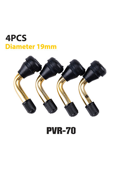 Choice PVR-70 4Pcs/set 90 Degrees Angle Valve For Tubeless Tires Nipple For T...