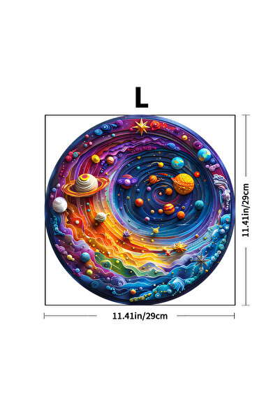 Choice Z157-L لغز خشبي للكبار، كوكب فلكي، لغز غير منتظم الشكل، ألعاب عائلية، ...