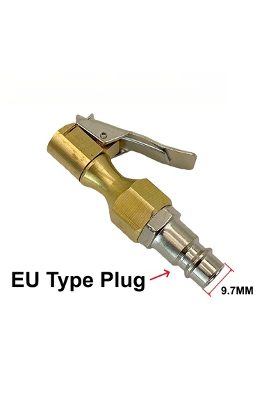 Choice With EU Type Plug Air Chuck Inflator Tire Inflation Clamp For Air Comp...