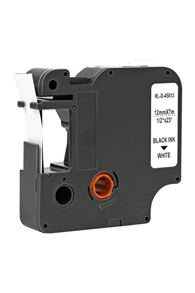 choice2 12mm 1PK Black on Whte 45013 Label Tape Black on White for Dymo D1 45...