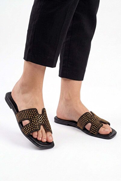 HAKKE Women's Stoned Stylish Slippers