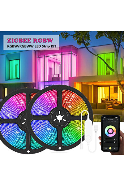 Choice شريط إضاءة LED صغير 5050 SMD من Zigbee بطول 5 أمتار و10 أمتار، مزود بم...