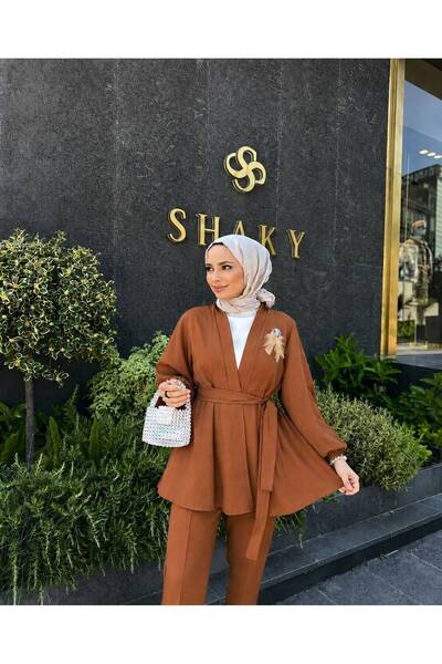 ECESSA FASHİON Σετ υφασμάτινο με βολάν από φράουλα