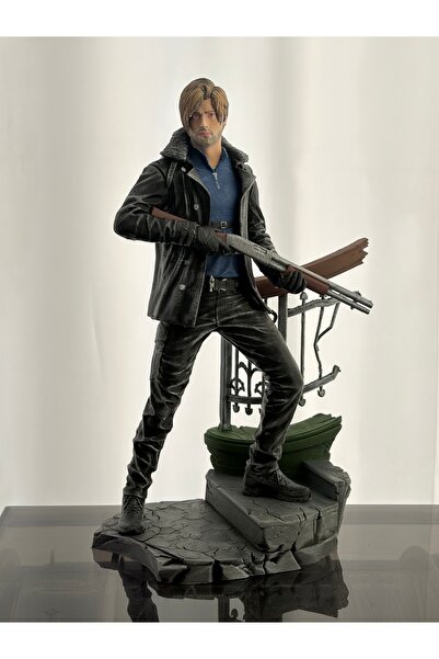 MER3D RESİDENT EVİL REQUİEM LEON KENNEDY 25 CM BOYALI FİGÜR