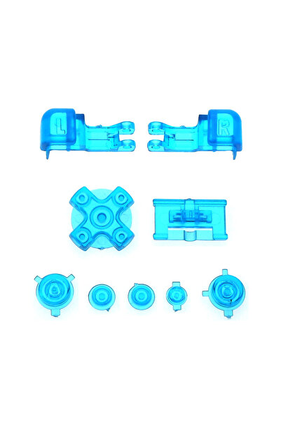 Choice6 Clear Blue YuXi Replacement Buttons Set For Gameboy Advance SP for GB...