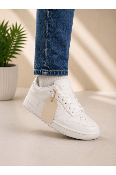 Snekaers Unisex Günlük Sneaker Spor Ayakkabı – Bağcıklı Rahat ve Modern Tasar...