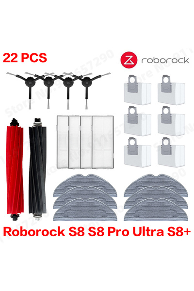 Choice14 roborock Set 1 Roborock S8 Pro Ultra S8+ Robot Vacuum Spare Parts Mo...