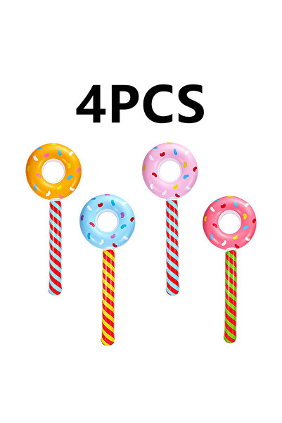 Choice 4PCS-80cm Inflatable PVC Colorful Donut Lollipop Toys. Ideal Performan...