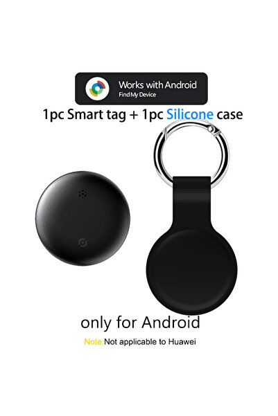 Choice Black with keychain Bluetooth Tracker Tag for Android(Android ONLY), K...