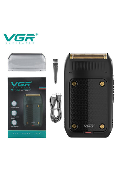 Choice ماكينة حلاقة اللحية الاحترافية VGR 353 USB، ماكينة تشذيب الشعر، ماكينة...