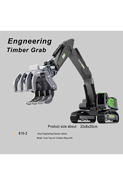 Choice8 Timber Grab 1:55 10 Styles Diecast Simulation Engineering Truck Excav...