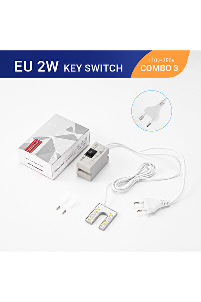 Choice3 مصباح LED صناعي عالي السطوع مزود بـ 10 مصابيح LED لماكينة الخياطة، يع...