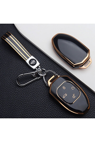 Choice3 JB Black Chain TPU Car Key Case for Trumpchi GAC GS8 Empow J11 J12 J1...