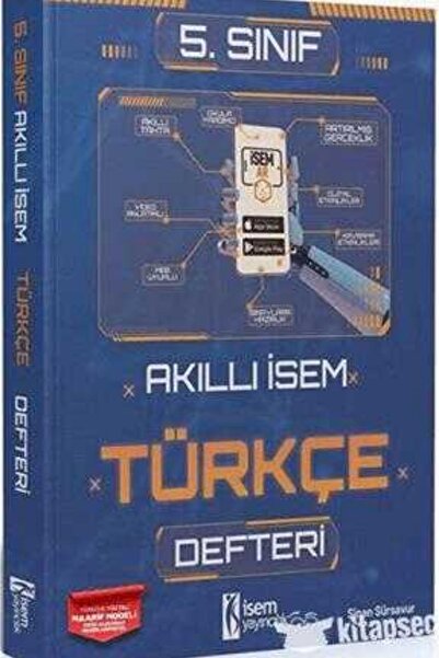 İsem Yayıncılık 5. Sınıf Türkçe Defteri