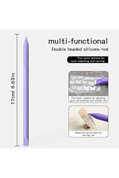 choice2 G8GJB-01-XSH 1Pc/2PCS Multifunctional Double Headed Silicone Pen Prof...