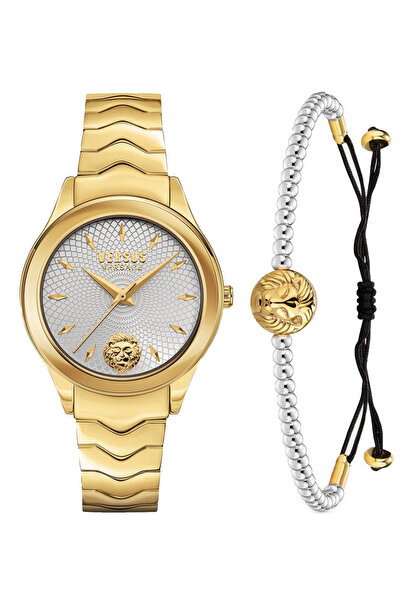 Versus Versace Women's Analog Gold Stainless Steel Watch || 34MM