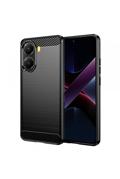 Xiaomi Husa pentru Poco X7 Pro, Techsuit, Carbon, Neagra