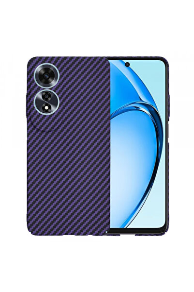 OPPO Husa pentru A60, Techsuit, Carbonite FiberShell, Mov