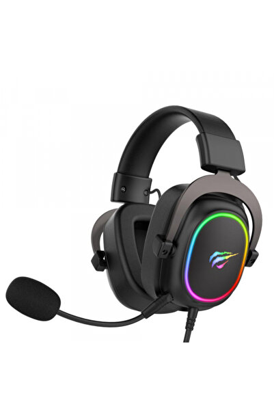 Havit Casti Gaming 3.5mm H2002P, RGB, 2m, Negru