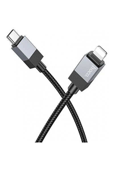 Apple Cablu Date si Incarcare USB-C - Lightning HOCO X110, 27W, 1m, Negru