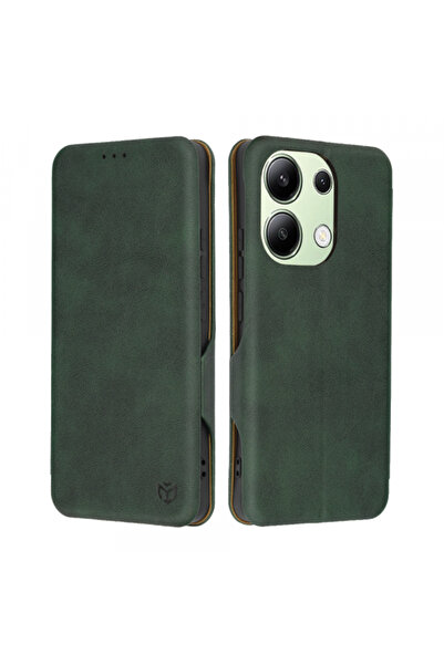 Xiaomi Husa pentru Redmi Note 13 4G, Techsuit, Safe Wallet Plus, Verde