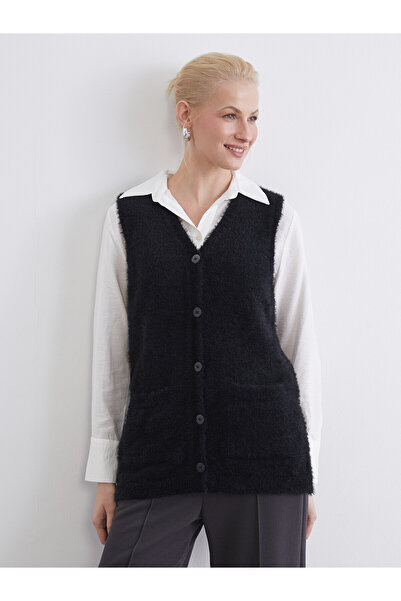 LC Waikiki Özmarka New Season V-Neck Women's Knitwear Vest