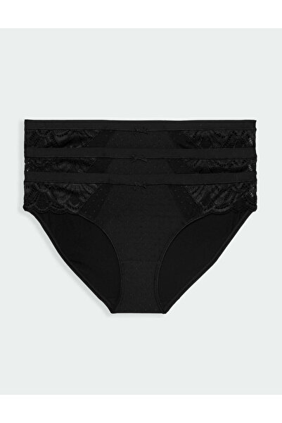 Marks & Spencer 3'lü Amelia Dantelli Bikini Külot Seti
