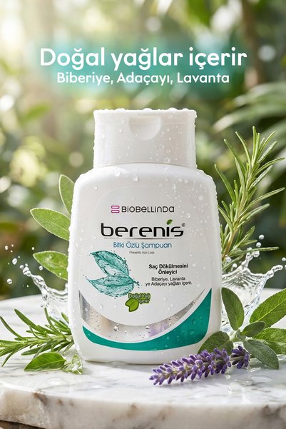 BioBellinda Berenis Herbal Shampoo for Dyed Hair for Stronger Hair 290 ml