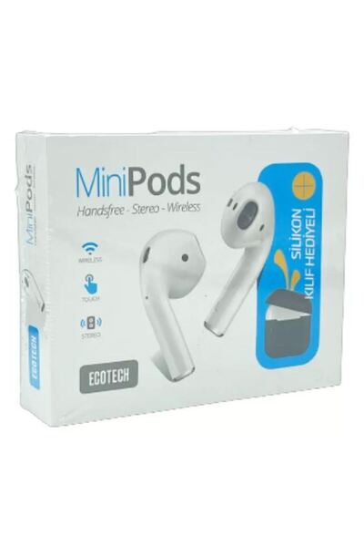 Powermaster Powerway Ecomini2 Minipods Bluetooth Kulaklık (Koruma Kılıf Hediy...